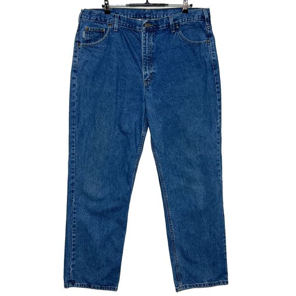 Carhartt Other - Carhartt Jeans Mens 42x32 Blue Traditional Fit Measures 41x32 Dark Wash Workwear